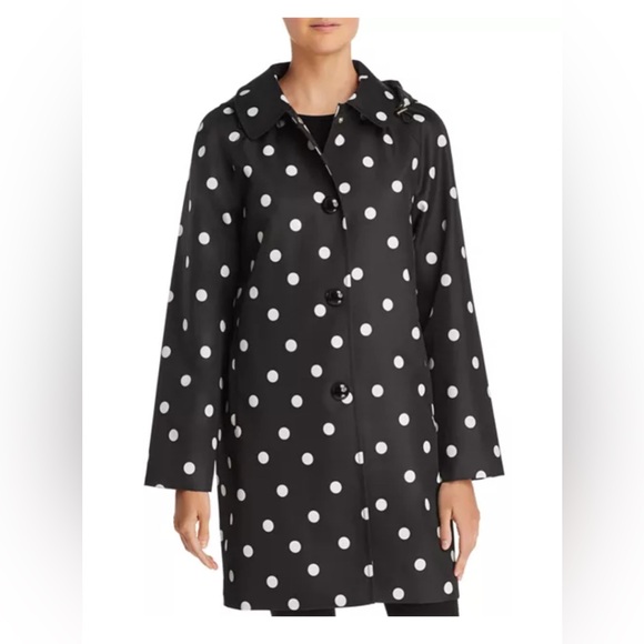 kate spade Jackets & Blazers - Kate Spade New York Polka Dot Raincoat Size S EUC